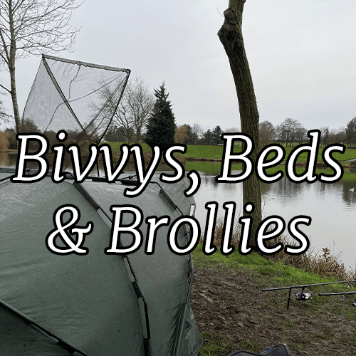 Bivvys Beds Brollies